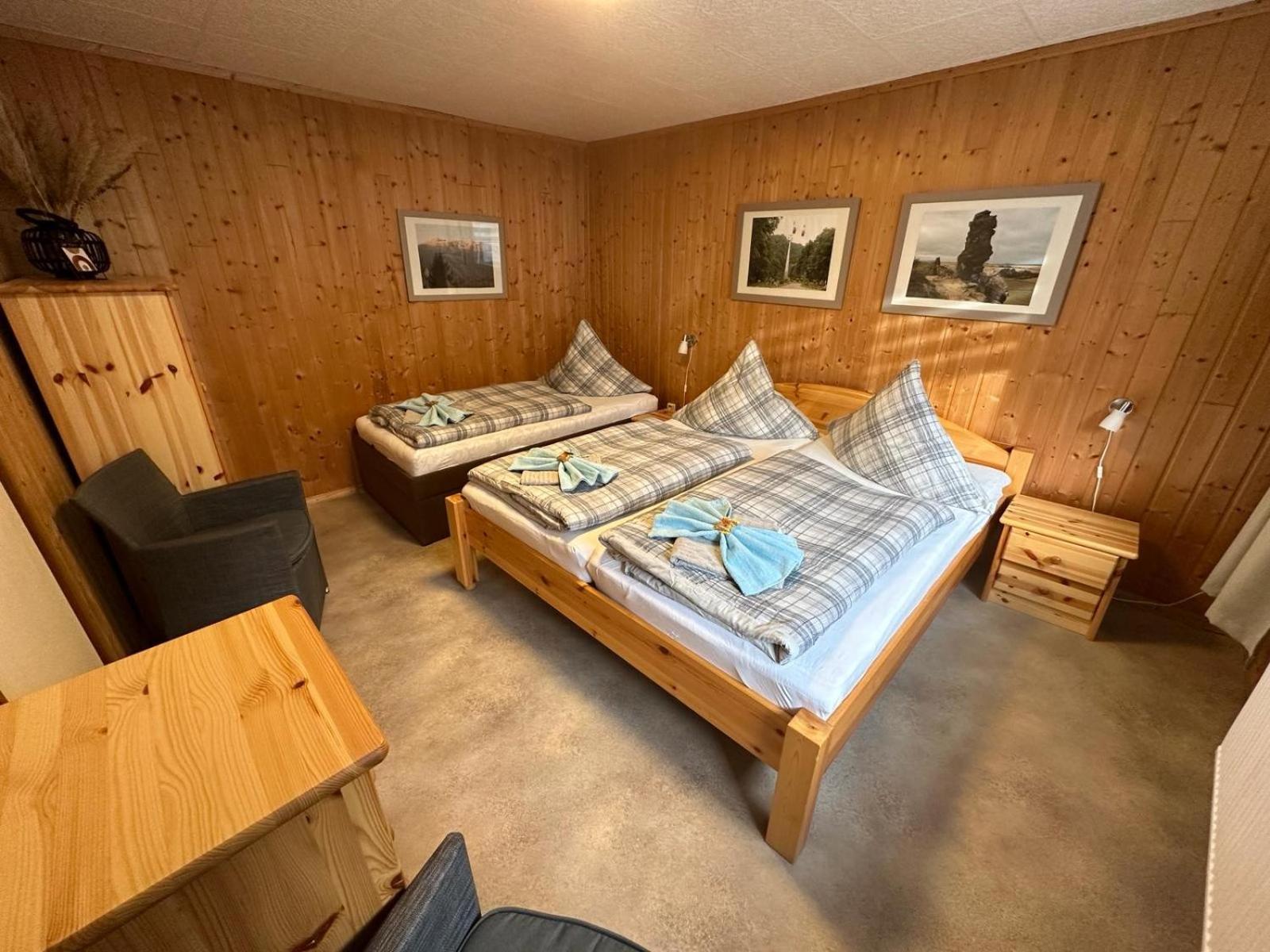 Christels Ferienwohnung 1 In Thale Mit Sonnenterrasse Und Grill Exterior foto